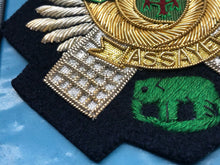 Load image into Gallery viewer, British Army Bullion Embroidered Blazer Badge - Highland Light Infantry - The Militaria Shop