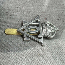 Load image into Gallery viewer, Original WW2 British Army Cap Badge - 5th Royal Inniskilling Dragoon Guards - The Militaria Shop