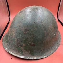 Charger l'image dans la galerie, Original British / Canadian Army WW2 Soldiers Military Combat Mk3 Turtle Helmet - The Militaria Shop