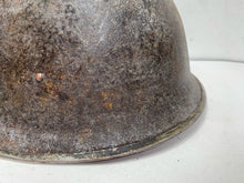 Load image into Gallery viewer, Original WW2 British / Canadian Army Mk3 Turtle Helmet - The Militaria Shop