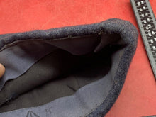 Lade das Bild in den Galerie-Viewer, WW2 British RAF Royal Air Force Enlisted Man's Blue Side Cap. Dated 1944. - The Militaria Shop