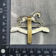 Load image into Gallery viewer, Original WW2 British Army Cap Badge - 3rd The King's Own Hussars - The Militaria Shop