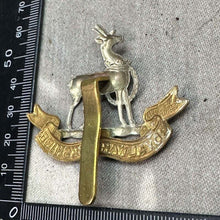 Load image into Gallery viewer, Original WW2 British Army Cap Badge - Royal Warwickshire Regiment - The Militaria Shop