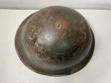 Load image into Gallery viewer, Mk3 Canadian / British Army Original WW2 Turtle Helmet High Rivet - The Militaria Shop