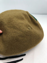 Charger l'image dans la galerie, Genuine British Army Khaki Guards Regimental Beret Hat - Size 58cm - The Militaria Shop