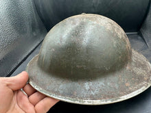 Load image into Gallery viewer, Original WW2 British Army Mk2 Combat Helmet Shell - South African Production - The Militaria Shop