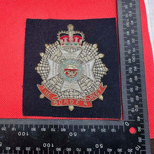 Charger l'image dans la galerie, British Army Bullion Embroidered Blazer Badge - The Border Regiment - The Militaria Shop