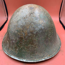 Charger l'image dans la galerie, Original British / Canadian Army WW2 Soldiers Military Combat Mk3 Turtle Helmet - The Militaria Shop