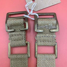 Load image into Gallery viewer, Original WW2 British Army 37 Pattern Webbing Brace Adaptors Pair - The Militaria Shop