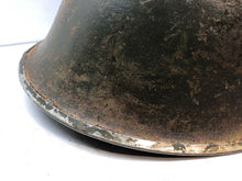 Load image into Gallery viewer, WW2 Canadian / British Army Mk3 Turtle Helmet Shell Original - The Militaria Shop