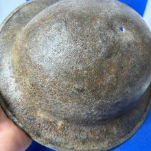 Load image into Gallery viewer, Original WW2 British Army Mk2 Combat Helmet Shell - The Militaria Shop
