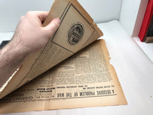 Load image into Gallery viewer, Original WW2 British Newspaper Channel Islands Occupation Jersey - June 1941 - The Militaria Shop