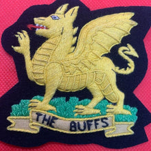 Load image into Gallery viewer, British Army The Buffs Regimental Embroidered Blazer Badge - The Militaria Shop