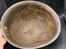 Load image into Gallery viewer, Original WW2 British / Canadian Army Mk3 Turtle Helmet - The Militaria Shop