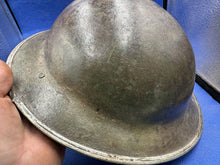 Load image into Gallery viewer, Original WW2 British Army (South African) Mk2 Combat Helmet & Liner Set - The Militaria Shop