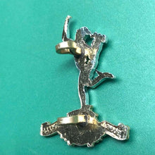 Load image into Gallery viewer, Original British Army Royal Signals FR Anodised Staybrite Collar Badge - The Militaria Shop