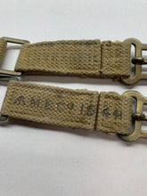 Charger l'image dans la galerie, Original WW2 British Army 37 Pattern Brace Adaptors - 1944 Dated - The Militaria Shop