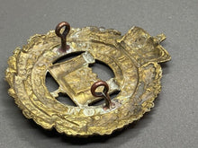 Load image into Gallery viewer, Original British Army - Large Victorian Pagri Badge to The Suffolk Regiment - The Militaria Shop