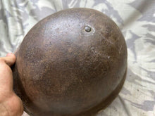 Load image into Gallery viewer, Original WW2 Canadian / British Army Mk3 High Rivet Turtle Helmet - The Militaria Shop