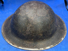 Load image into Gallery viewer, Original WW2 British Army South African Made Combat Helmet Mk2 Brodie - The Militaria Shop
