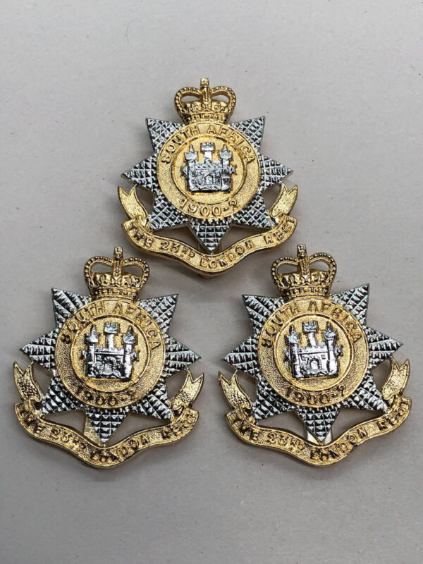 Genuine British Army Cap Badge - 23rd (County of London) Battalion Regiment - The Militaria Shop