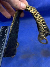 Load image into Gallery viewer, Original British Army Helmet Brass Chin Scales - Ideal Parts- Repair/Restoration - The Militaria Shop