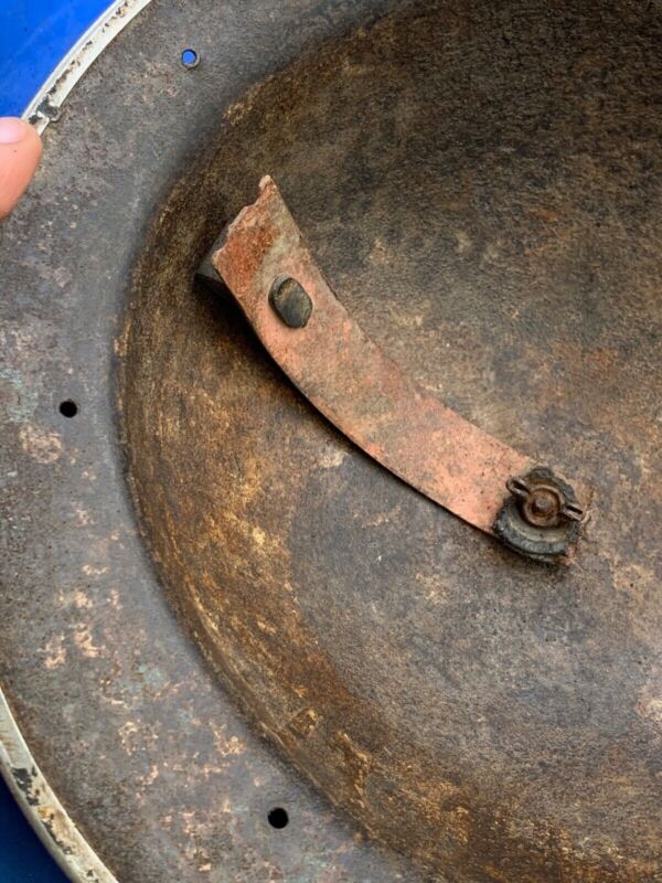 Original WW2 British Army South African Made Combat Helmet Mk2 Brodie - The Militaria Shop