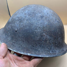 Charger l'image dans la galerie, Original WW2 British / Canadian Army Mk3 Hight Rivet Turtle Army Combat Helmet - The Militaria Shop