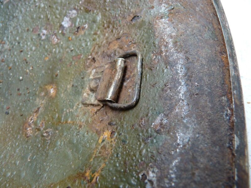 Mk3 Canadian / British Army Original WW2 Turtle Helmet High Rivet - The Militaria Shop