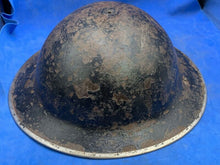 Load image into Gallery viewer, Original WW2 British Army Combat Helmet Mk2 Brodie - The Militaria Shop
