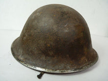 Load image into Gallery viewer, Original Mk3 Canadian / British Army WW2 Turtle Helmet High Rivet - The Militaria Shop