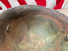 Load image into Gallery viewer, Original WW2 British / Canadian Mk3 Turtle Helmet Great Paint - The Militaria Shop