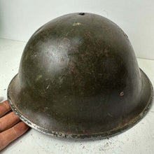 Load image into Gallery viewer, Original WW2 Helmet British / Canadian Army WW2 Mk3 Turtle Helmet - The Militaria Shop