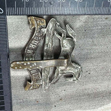 Load image into Gallery viewer, Original WW2 British Army Cap Badge - 3rd The King's Own Hussars - The Militaria Shop