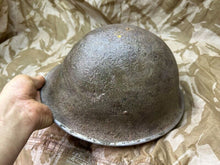 Charger l'image dans la galerie, WW2 Mk3 High Rivet Turtle - British / Canadian Army Helmet - Nice Original - The Militaria Shop