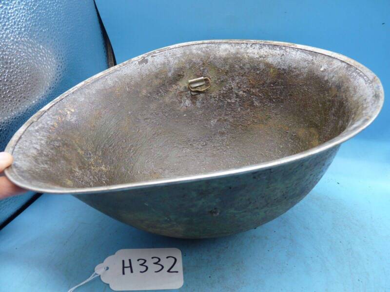 Original WW2 British / Canadian Army Mk3 High Rivet Turtle Army Combat Helmet - The Militaria Shop
