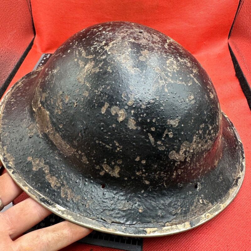 British Army Mk2 Brodie Helmet - Original WW2 - South African Manufactured - The Militaria Shop