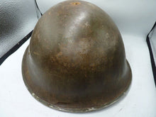 Load image into Gallery viewer, Mk3 Canadian / British Army Original WW2 Turtle Helmet High Rivet - The Militaria Shop