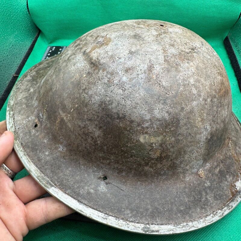 British Army Mk2 Brodie Helmet - Original WW2 - South African Manufactured - The Militaria Shop