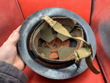 Load image into Gallery viewer, Original WW2 British Private Purchase Civil Defence Home Guard Helmet - The Militaria Shop