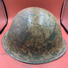 Charger l'image dans la galerie, Original British / Canadian Army WW2 Soldiers Military Combat Mk3 Turtle Helmet - The Militaria Shop
