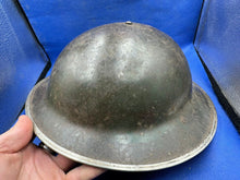 Load image into Gallery viewer, Original WW2 British Army Mk2 Combat Helmet Shell - South African - With Liner - The Militaria Shop