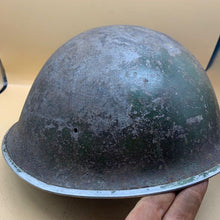 Charger l'image dans la galerie, Original WW2 British / Canadian Army Mk3 High Rivet Turtle Army Combat Helmet - The Militaria Shop