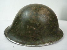 Load image into Gallery viewer, Original Mk3 Canadian / British Army WW2 Turtle Helmet High Rivet - The Militaria Shop