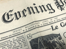Load image into Gallery viewer, Original WW2 British Newspaper Channel Islands Occupation Jersey - April 1941 - The Militaria Shop