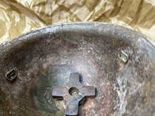 Charger l'image dans la galerie, WW2 Mk3 High Rivet Turtle - British / Canadian Army Helmet - Nice Original - The Militaria Shop