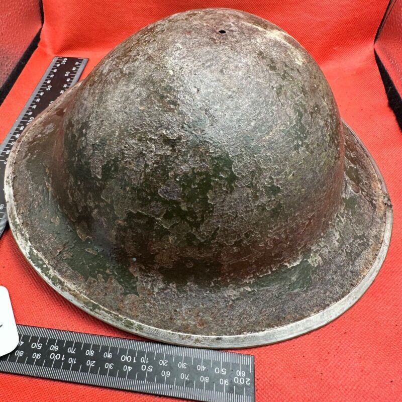 British Army Mk2 Brodie Helmet - Original WW2 - South African Manufactured - The Militaria Shop