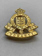 Load image into Gallery viewer, Original WW2 British Army Kings Crown Cap Badge - Royal Army Ordnance Corps - The Militaria Shop