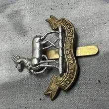 Load image into Gallery viewer, Original WW2 British Army Cap Badge - Royal Warwickshire Regiment - The Militaria Shop