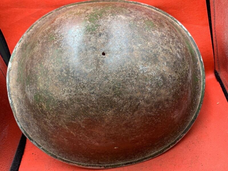 Mk3 Turtle Helmet - Original WW2 British / Canadian Army Combat Helmet - The Militaria Shop